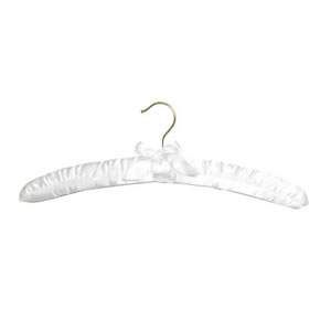 1 Luxury White Satin Padded Lingerie Hanger