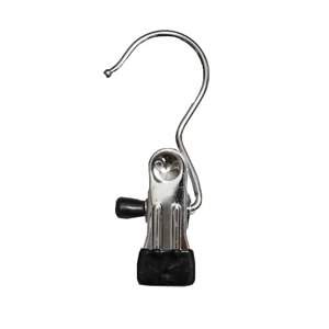 Single Clip Non-Slip Hanger with Chrome Finish