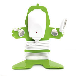 The New Caraselle Mi Cable Tidy in Green. Designed & Made in Britain