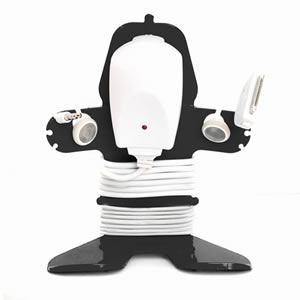 The New Caraselle Mi Cable Tidy in Black. Designed & Made in Britain
