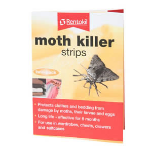 Caraselle twin pack of Moth Killer Strips by Rentokil
