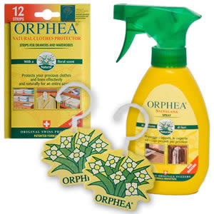 Caraselle Orphea Moth Buster Pack: Hanging Diffusers, Salvalana Spray & Repellent Strips