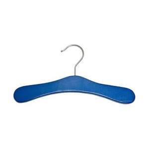One Pack of 3 Blue Childs Wooden Hangers for Tops