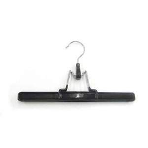 Non-Slip Vinyl Coated Trouser Clamp Hanger with Chrome finish swivel hook