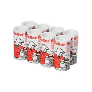 Pack of 8 Caraselle Sticky Roller Refills - for your Caraselle Trident Handle Roller Brush Removes Lint & Pet hair from Clothing & Upholstery