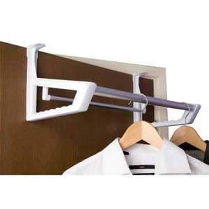 The Unique Over the Door Clothes Organizer that fits over almost any door - ideal for the utility room 