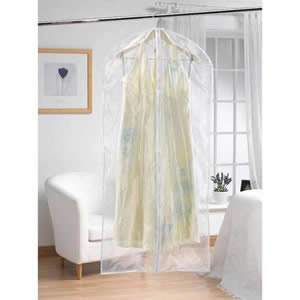 Zipped Clear Polythene Dress Cover