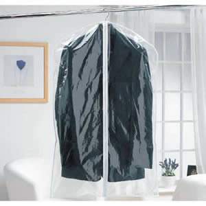 Zipped Clear Polythene Suit Cover