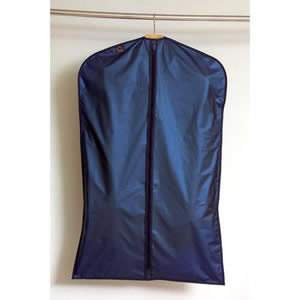 1 Blue PVC Suit Cover Zipped