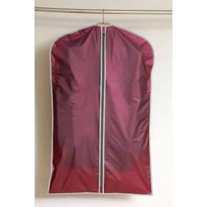 1 Burgundy PVC Suit Cover Zipped