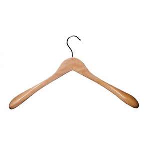Shaped Wooden Jacket Hanger