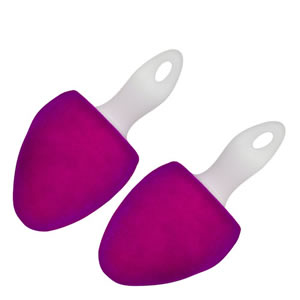 Caraselle Boston Ladies Velour Toe Puffs