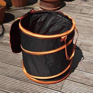 Small Pop-Up Bag with Top Cover, Zipper & Hard base