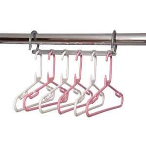 Pink & White Childrens Space Saver Hanger Pack
