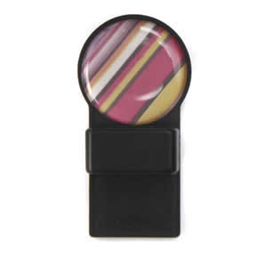 Tozo Spectacle Holder Black with Coloured Stripes
