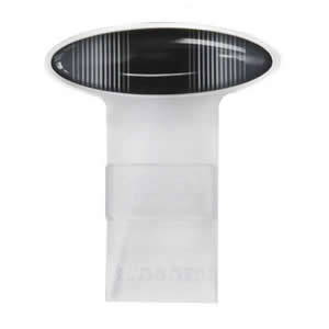 Tozo Spectacle Holder Clear Oval with Grey Stripes