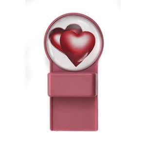 Tozo Spectacle Holder Pink Hearts