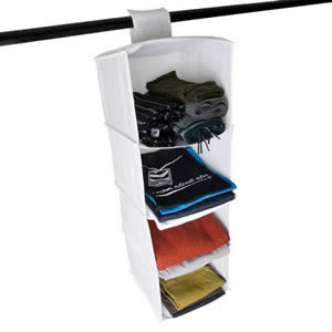 The Caraselle Four Pocket Hanging Sweater Organizer