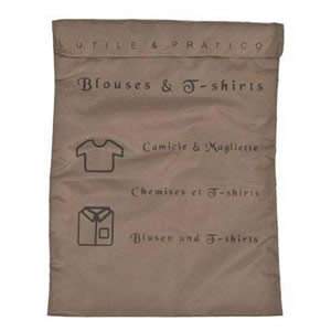 Taupe Travel Shirt Bag