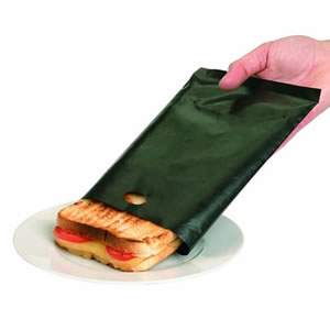 Original Toastabags - 1 Pack of 2. Toast sandwiches and snacks in your toaster with no mess. Can be reused up to 300 times