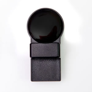 Plain Black Round Magnetic Tozo Spectacle Holder