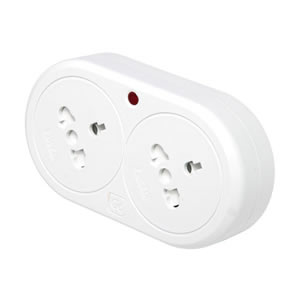 Caraselle Double Visitor Travel Plug