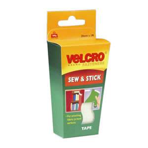 VELCROÂ® Brand Sew & Stick Tape 20mm x 1M (60265)