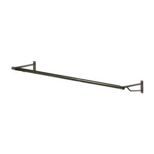 The New & Unique Caraselle Wall Mounted 6ft long Garment Rail with 2 Brackets Finished in Iridescent Bronze.