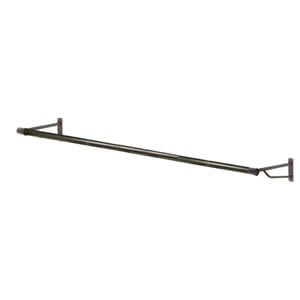 The New & Unique Caraselle Heavy Duty Wall Mounted 6ft long Garment Rail with 2 Brackets Finished in Iridescent Bronze with 1 1/4" dia pole