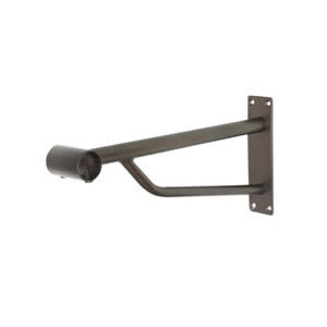 One New Caraselle Wall Mounted Bracket for our Wall Mounted Garment Rails with an Iridescent Bronze Powder Coated Finish