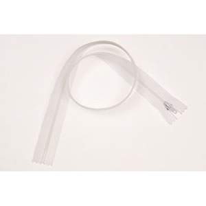 White Nylon Zip 91cm
