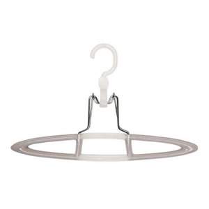 White & Taupe Non Slip Trouser Hanger