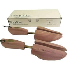 1 Pair Woodlore Cedar Mens Adjustable Shoe Trees XLarge UK 10 - 11 1/2