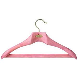 Woodlore Deluxe Contoured Cedar Wood Suit Hanger