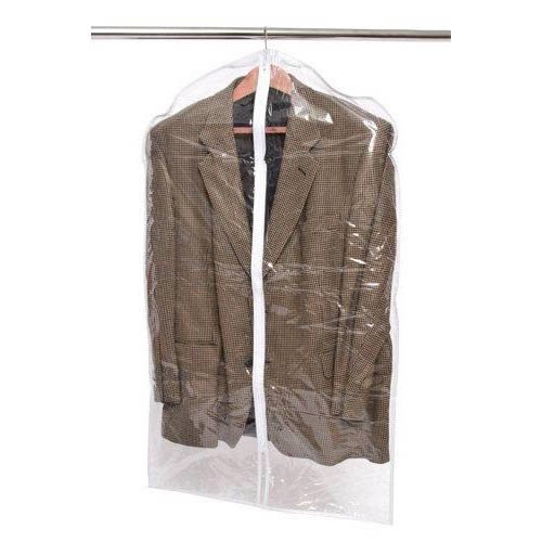 A New Crystal Clear Suit Cover ideal for wardrobe storage