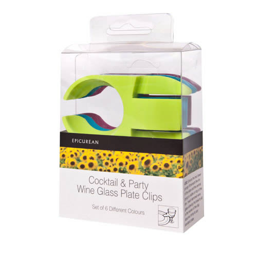 Glass Clip ! Try the Wine Glass Plate Clips