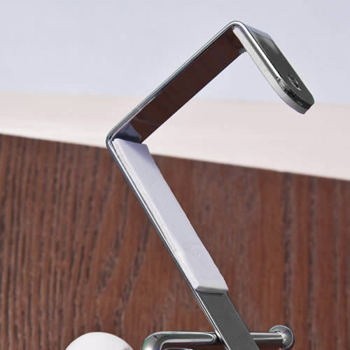 Over Door Hanger Padded surfaces to protect the door with 3 White Ceramic Balls
