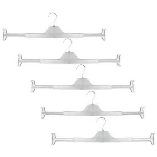 Caraselle 5x Deluxe Silver Grey Expandable Skirt Hangers 37 51cms