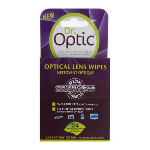 Dr. Optic Optical Lens Wipes in London All purpose optical wipes