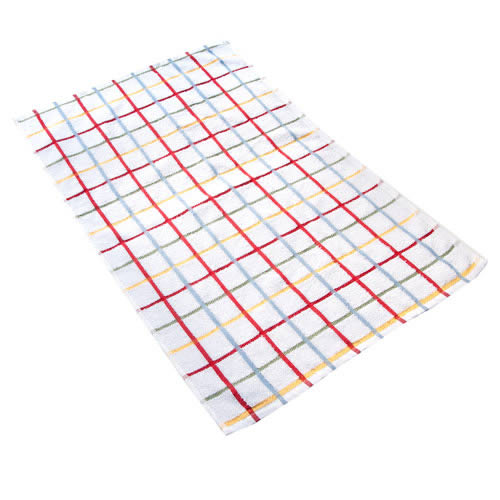 Multi Colour Deluxe Terry Tea Towels Egyptian Cotton Pack of 3