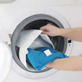 White 100% Polypropylene Washing Bag for light colours, 35 x 30 cm
