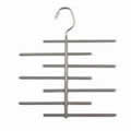 Non-Slip Tie Hanger - Metallic Silver