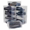 10 Stackable Clear  Knee Length Boots Storage Boxes