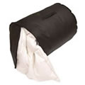 Black Breathable King Size Duvet Storage Bag. Dimensions - 65 x 55 cms ( 25 1/2"  x 21 1/2" )