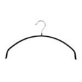 Black Non-Slip Hanger for Knitwear, Jackets, Shirts & Blouses with Chrome Hook approx 46cms (18")