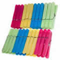 Pack Of 24 Standard Clothes Pegs