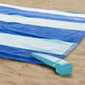 Caraselle Pack of 4 x Blue Beach Towel Clips. Designed & Made in The UK.