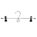 33cm Metal Clip Hanger with 2 Adjustable Non-Slip Clips & Additional Hook