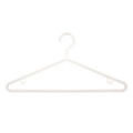 One Pack of 3  Sparkly Clear Plastic Hangers