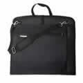 Carlton Titanium Suit Sleeve Carrier in Black with Navy Blue Lining